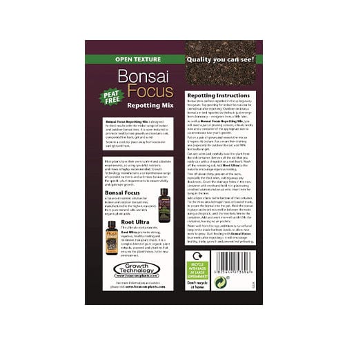 Growth Technology Bonsai Focus Repotting Mix