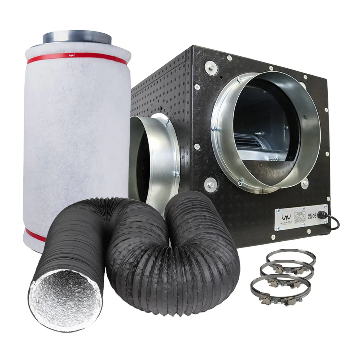 Mammoth Foam Box Fan Kit with Carbon Filter