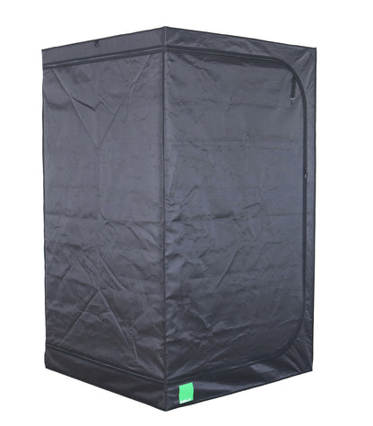 BudBox Lite grow tent, 120x120x200cm size, interior view showing the vent port and drip tray