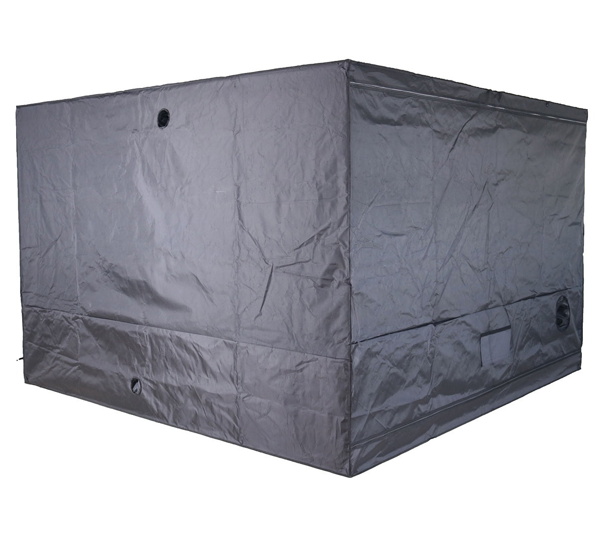 BudBox Lite Grow Tent exterior, 300x300x200cm size, showing the rear ducting ports and screened passive vent