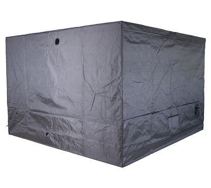 BudBox Lite Grow Tent exterior, 300x300x200cm size, showing the rear ducting ports and screened passive vent