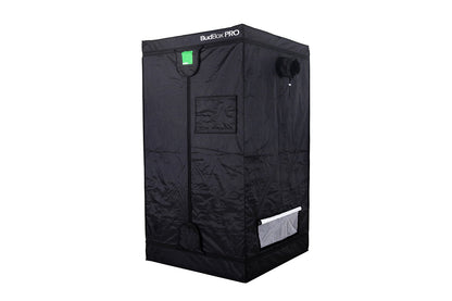 BudBox Pro Tent 100x100x180cm, White, second angle showing the frame and door
