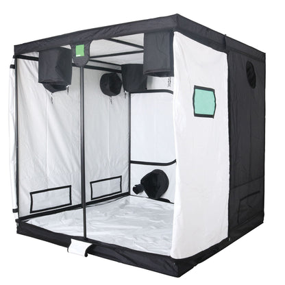 BudBox Pro Tent 200x200x200cm — White lining