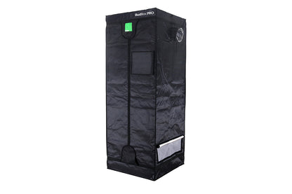 BudBox Pro Propagation Tent 75x75x200cm, second angle showing the frame, doors and silver mylar interior