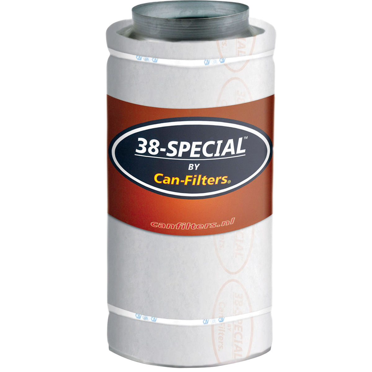 Can-Filters 38-Special carbon filter canister showing the 250mm ducting flange