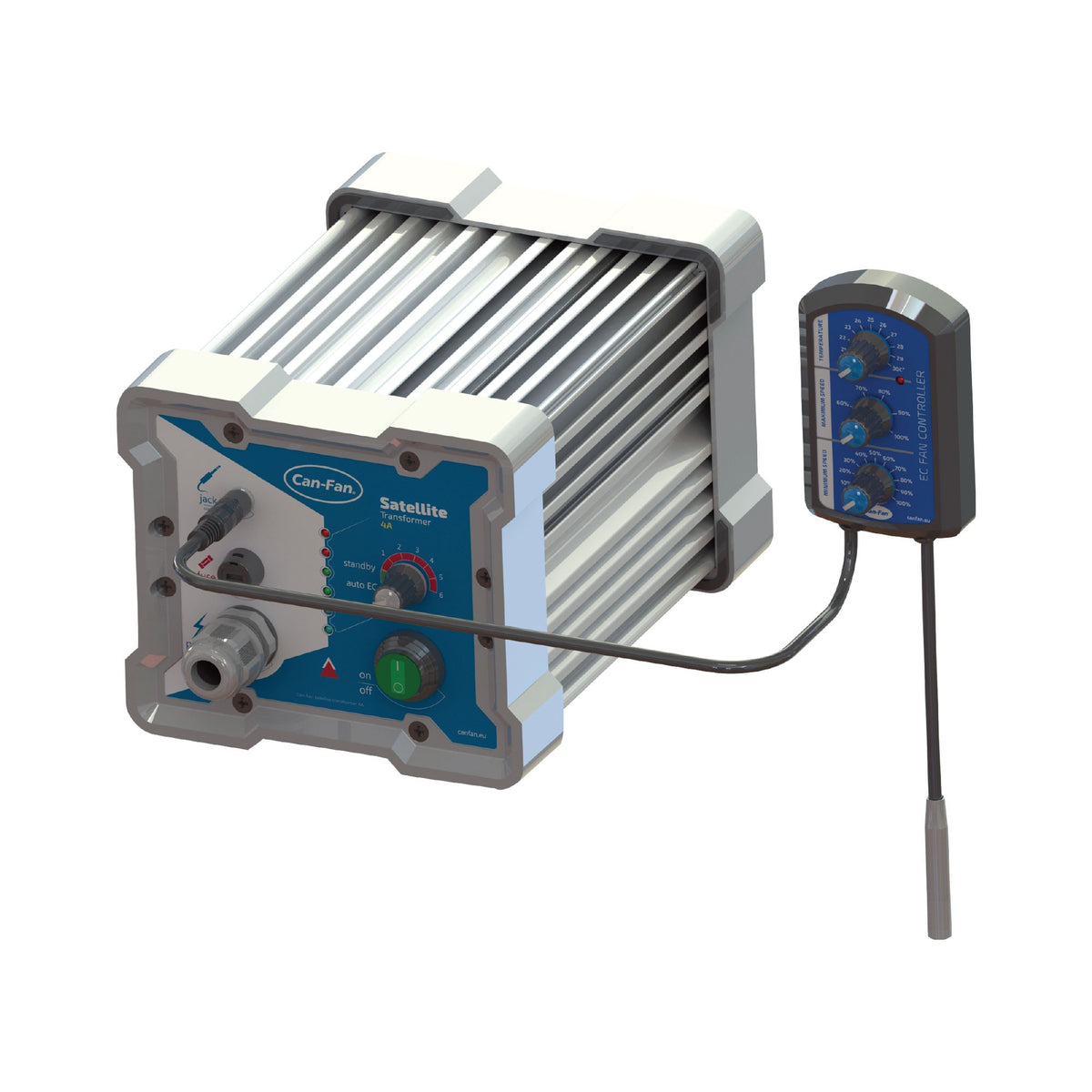 Can-Fan Satellite 4A Stepped Controller — Satellite 4A + EC Fan Controller