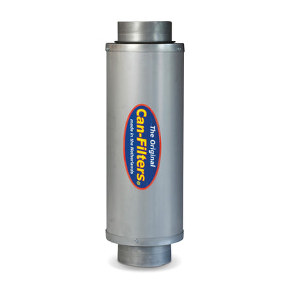 Can Silencer, cylindrical metal acoustic ducting attenuator