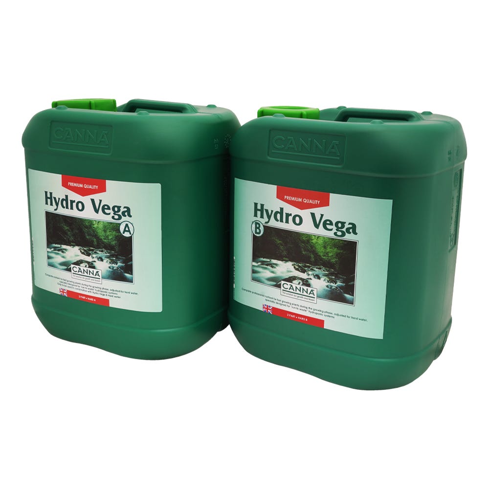 Canna Hydro Vega & Flores — Vega Nutrients - 10L Hard Water (A&B)