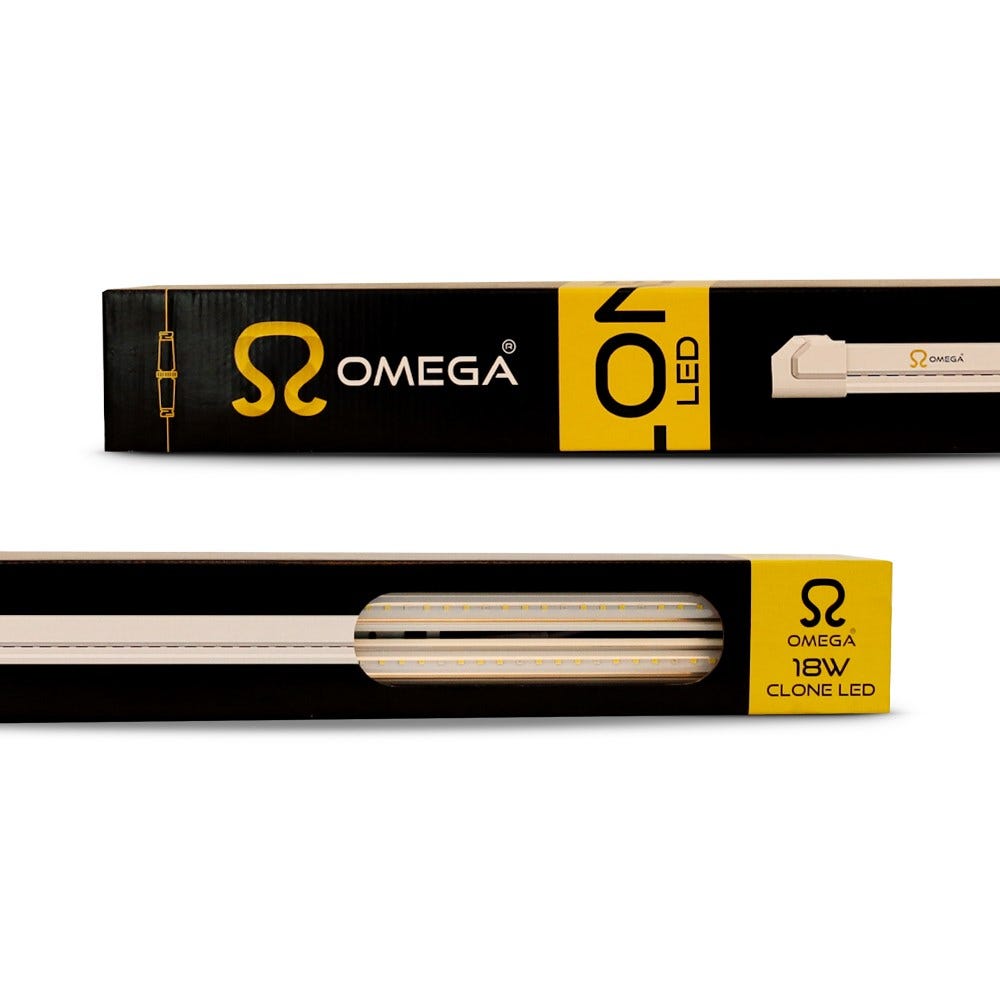 Omega 18W Clone LED Grow Light Twin Pack