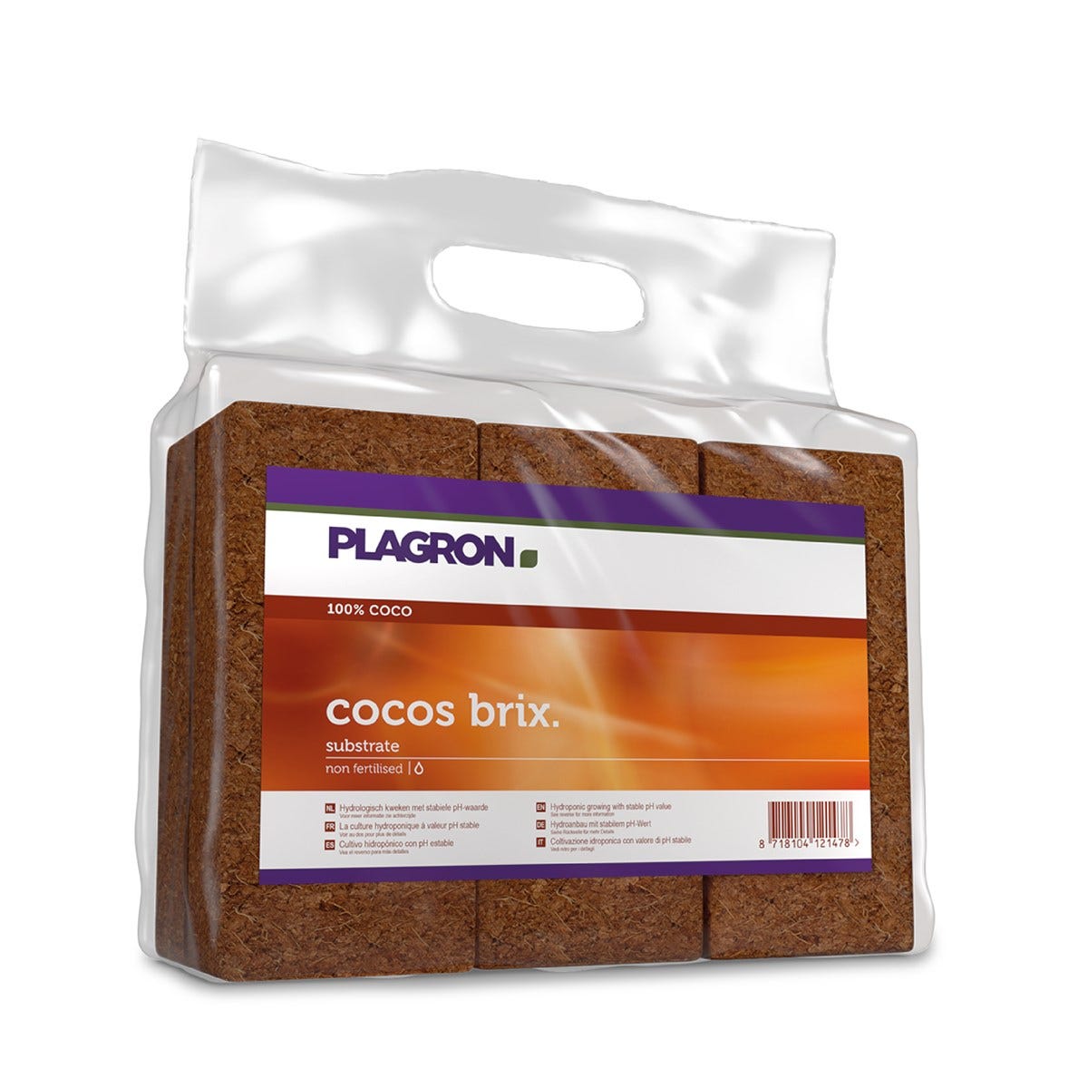 Plagron Cocos Brix Compressed Coco Coir Substrate