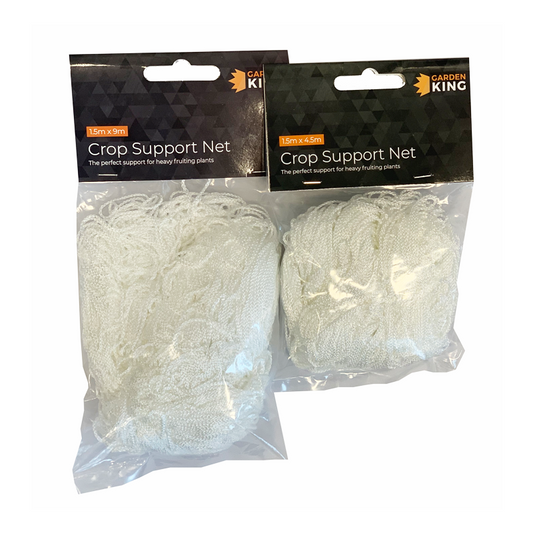 Cotton crop support net for plant training and trellising