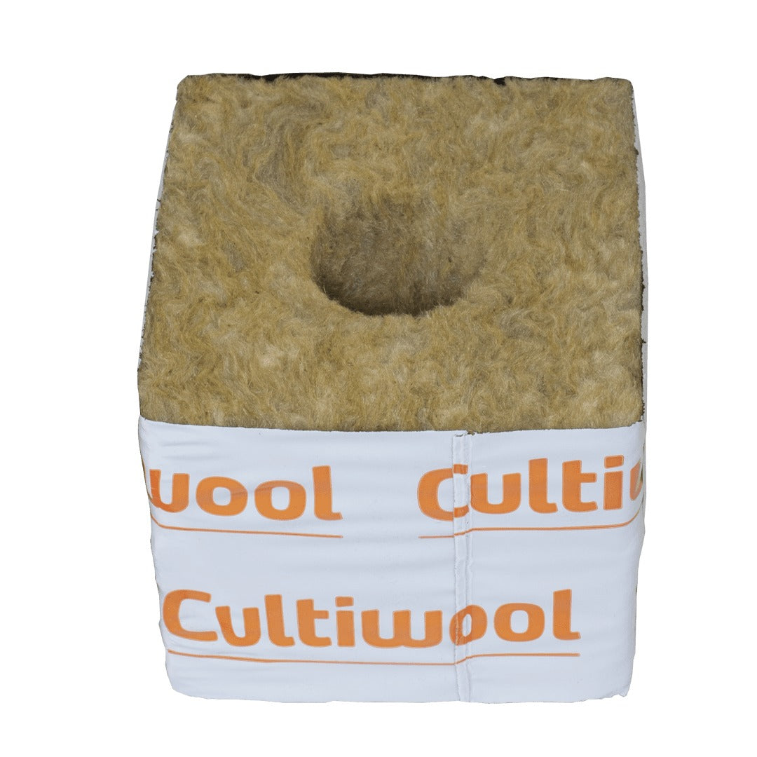 Cultiwool Rockwool Cubes — 3" Small Hole - Box of 480