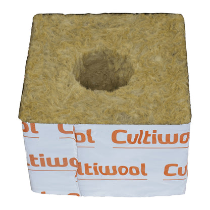 Cultiwool Rockwool Cubes — 4" Large Hole - Box of 276