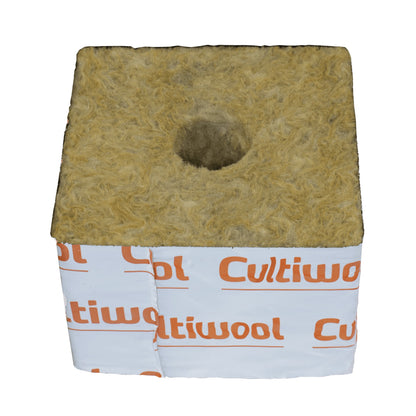 Cultiwool Rockwool Cubes — 4" Small Hole - Box of 276