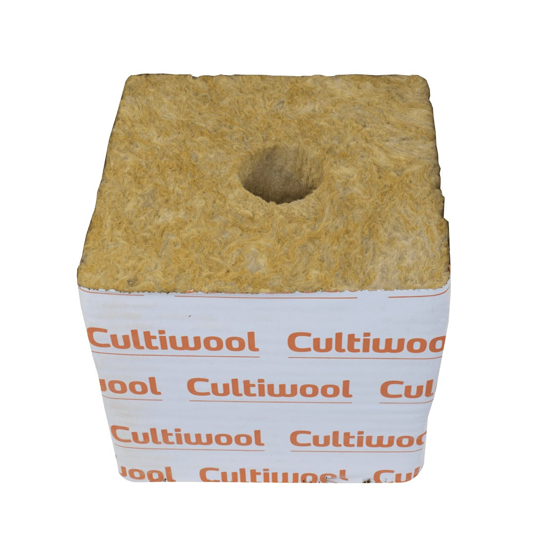 Cultiwool Rockwool Cubes — Huge 150mm Cube Large Hole - Box of 48