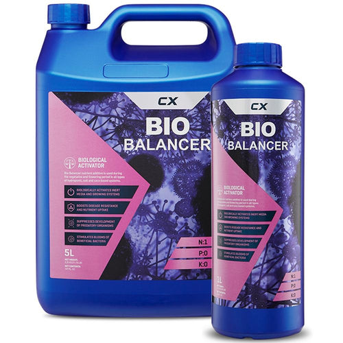 CX Bio Balancer — the 5L and 1L containers together