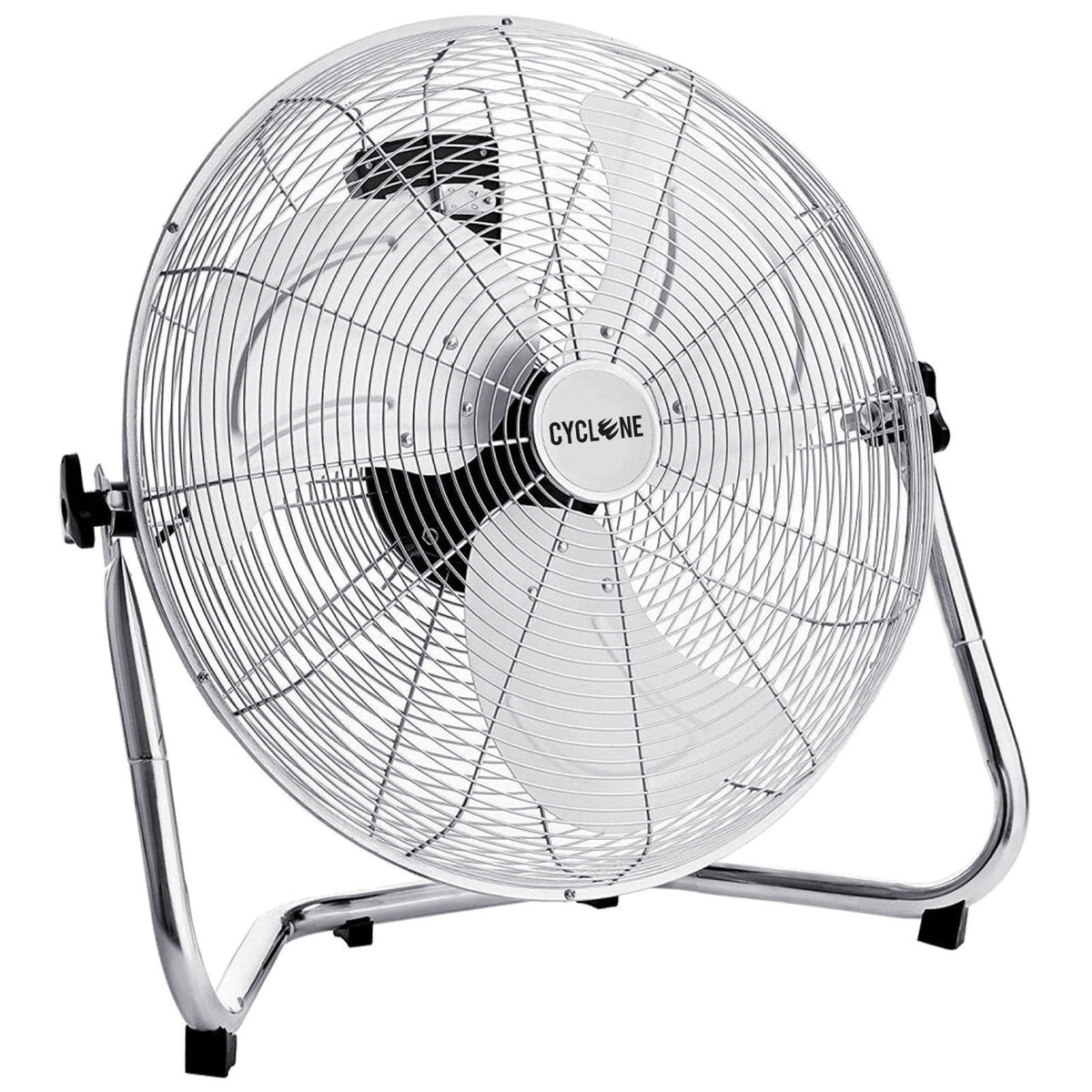 Cyclone Chrome Floor Fan — 16"