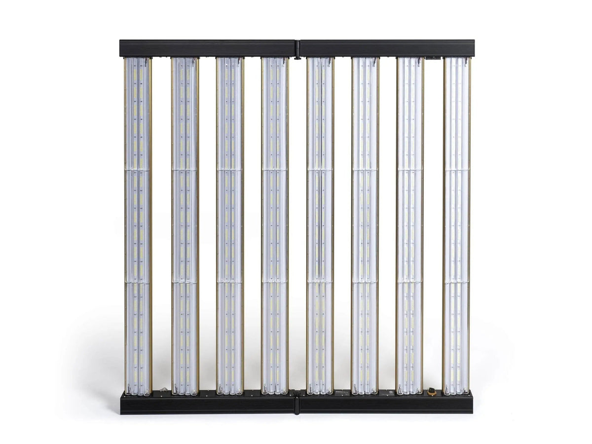 Dimlux Xtreme Series LED — underside of the fixture showing the eight LED bars and their lenses