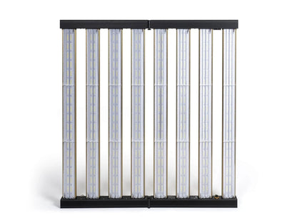 Dimlux Xtreme Series LED — underside of the fixture showing the eight LED bars and their lenses