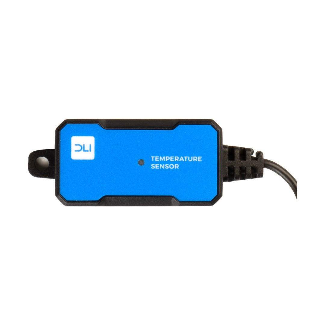 DLI Temperature Probe — blue DLI temperature sensor with cable