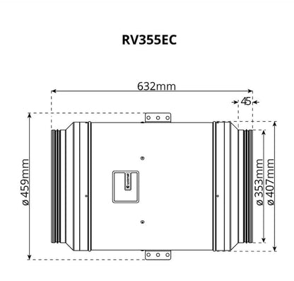 Super Silent Revolution Vector EC Fan