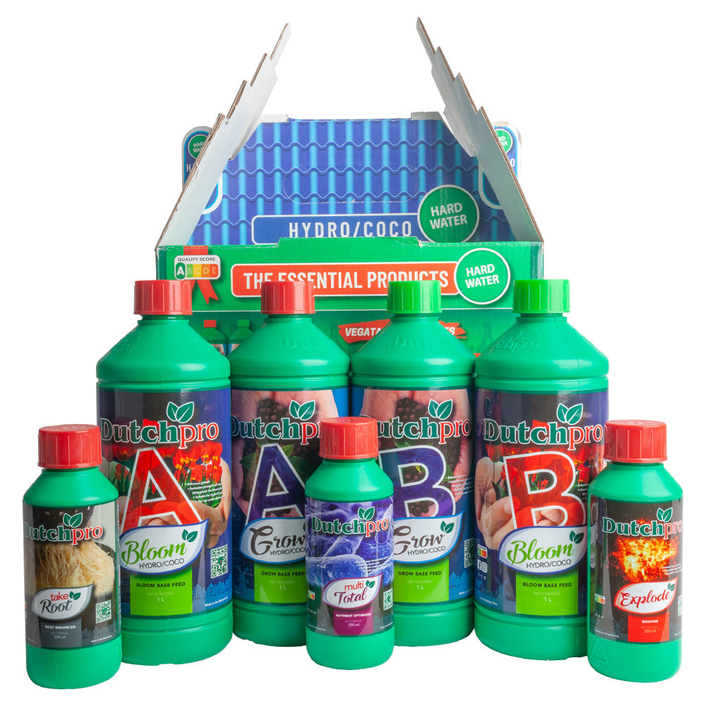 Dutch Pro Hydro & Coco Nutrient Starter Pack — Hard Water - Standard