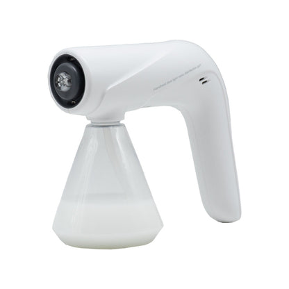 Easy Grow MiniFogger Spray Gun angled to show the nozzle and LED ring