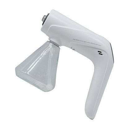 Easy Grow MiniFogger Spray Gun angled view with the clear reservoir fitted