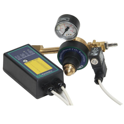 Ecotechnics Unis CO2 Controller full emitter kit – control panel, regulator and solenoid emitter assembled
