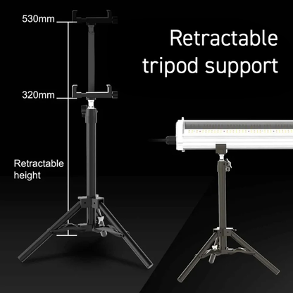 Elite 150W Under Canopy LED retractable tripod stand, 320mm to 530mm