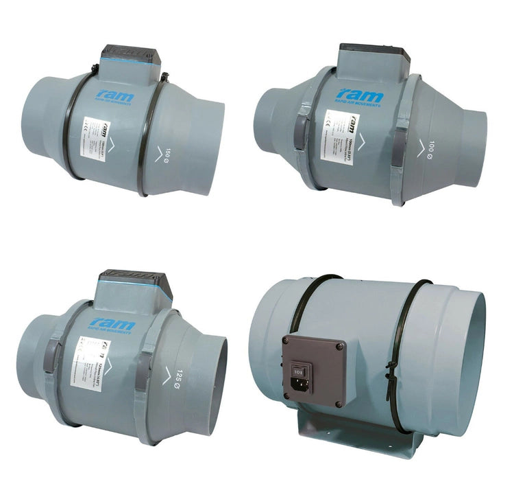 RAM Mixed-Flow Inline Fan 200mm