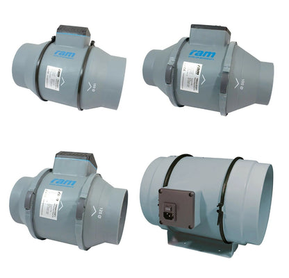 RAM Mixed-Flow Inline Fan 200mm