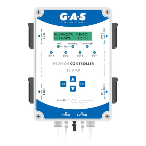 GAS Enviro Controller v4 26AMP Environment Humidity Temperature AC EC Fan Control