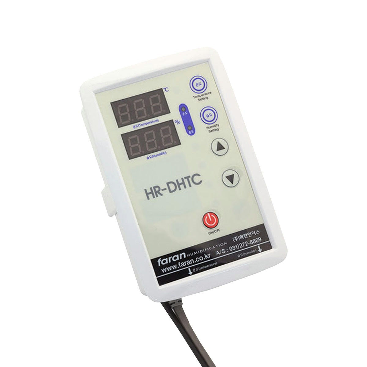 Faran HR-15 Humidifier – HR-DHTC digital humidistat supplied with the Digital option