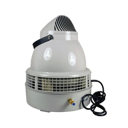 Faran HR-15 Humidifier rear view with brass water inlet and power lead