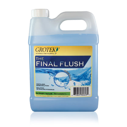Grotek Final Flush Regular 1L pre-harvest flush bottle