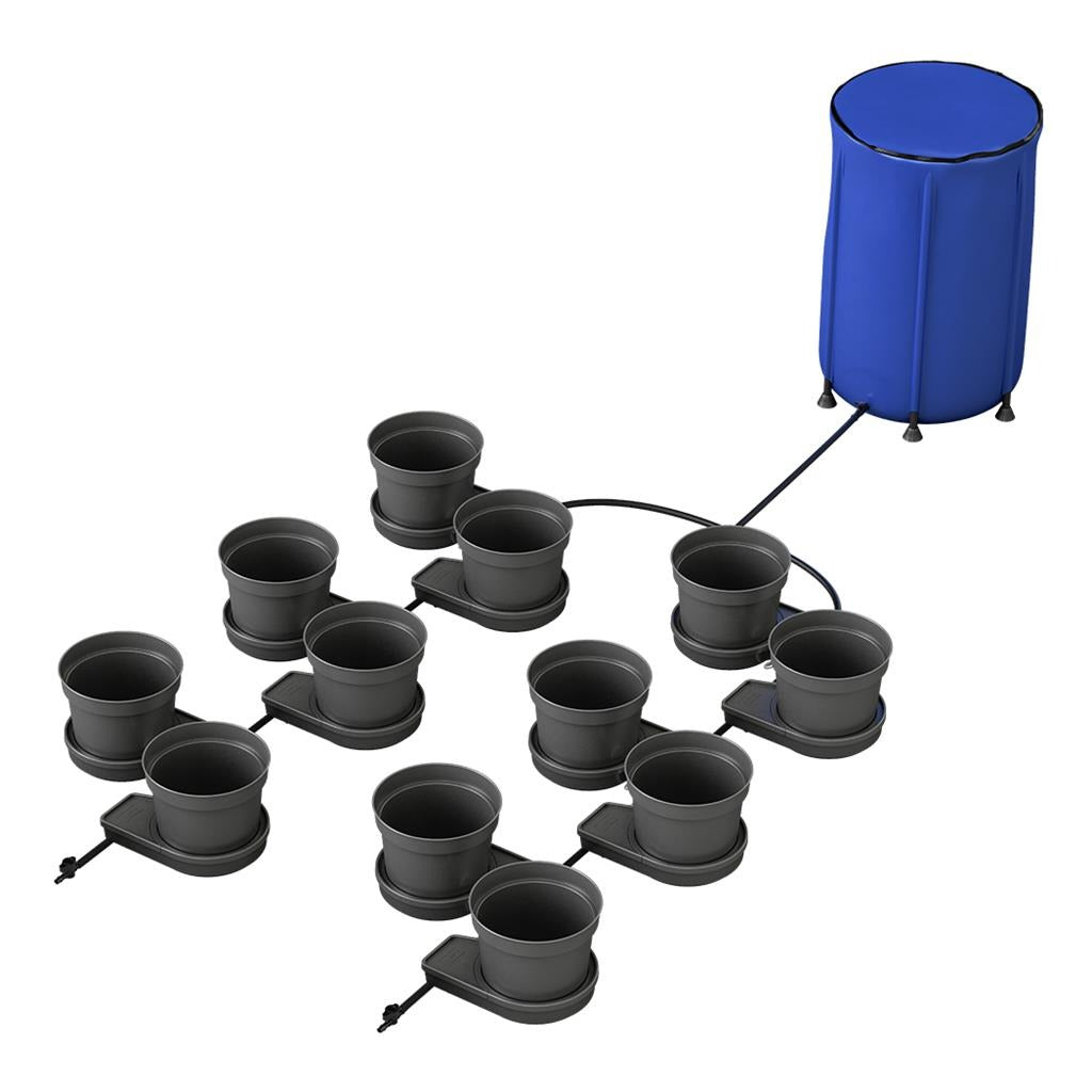 GoGro 15L Pot System — 12 Pot - 250L Flexible Tank