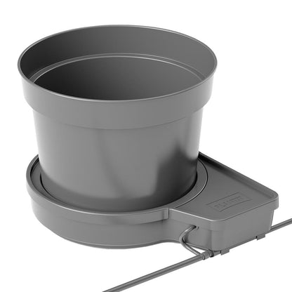 GoGro 15L Pot System — GoGro 15L module: round pot seated in the valve tray with its feed line