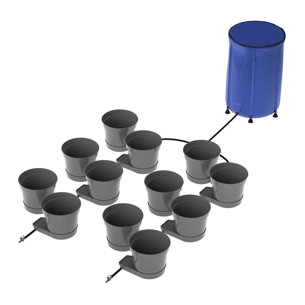 GoGro 25L Pot System — 12 Pot - 250L Flexible Tank