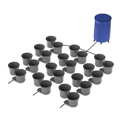 GoGro 25L Pot System — 24 Pot - 500L Flexible Tank