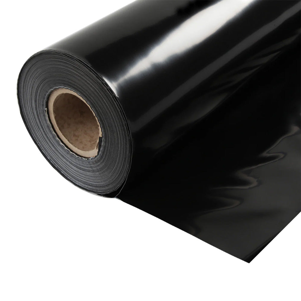Roll of Gorilla black/white poly sheeting, black side facing out