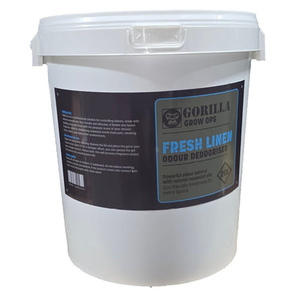 Gorilla Gel odour control tub — Fresh Linen, 20 litre