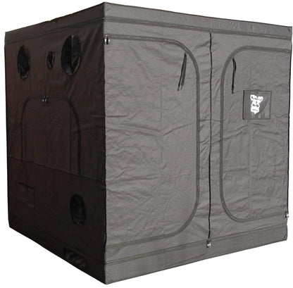 GorillaBox Grow Tent Deluxe, 240 x 240 x 200cm, closed exterior view