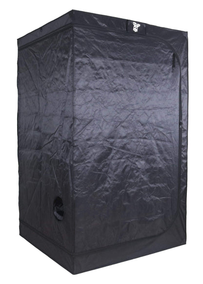 GorillaBox White Grow Tent – exterior front view with doors closed and duct port