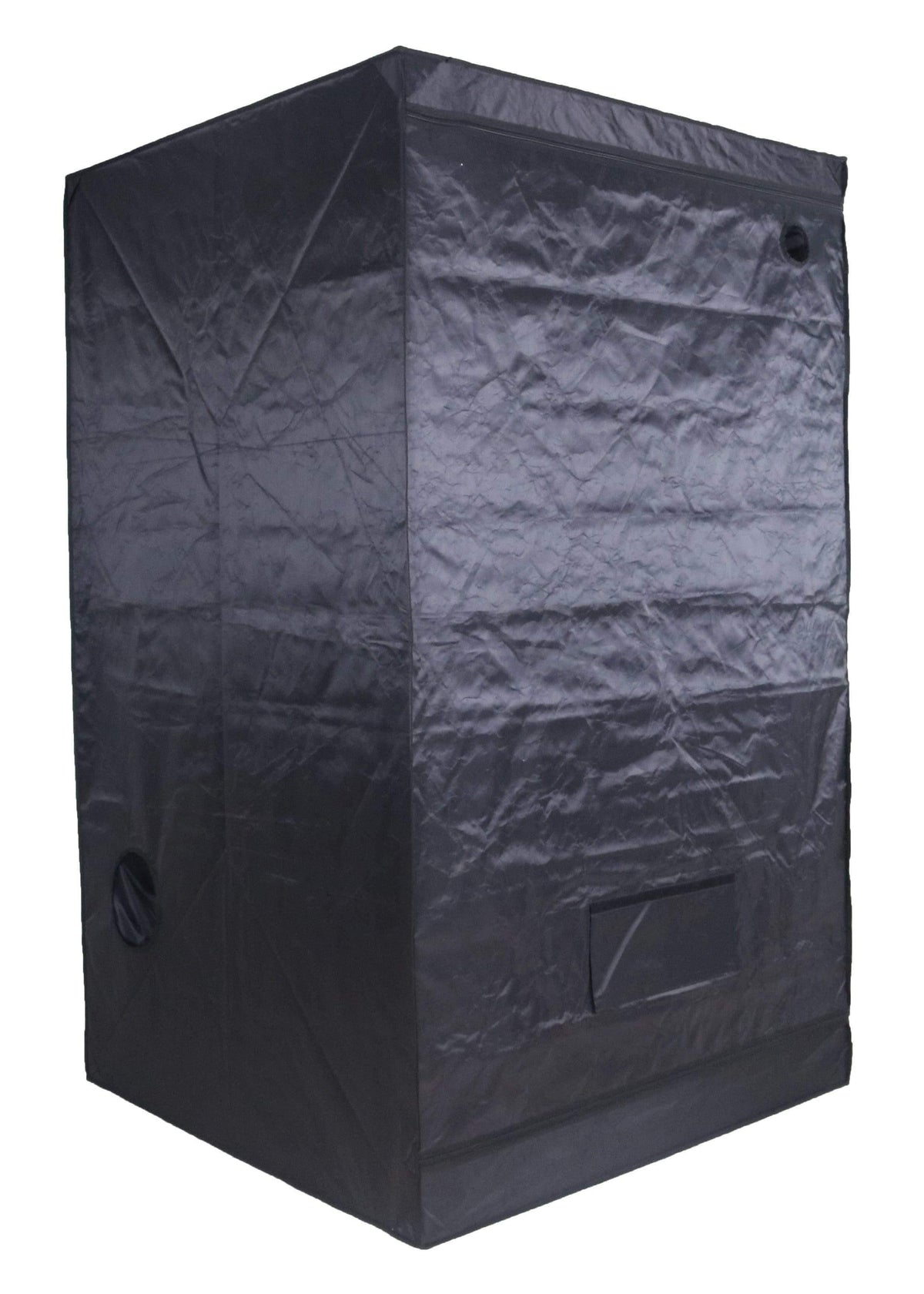 GorillaBox White Grow Tent – rear view showing the mesh vent and lower duct port