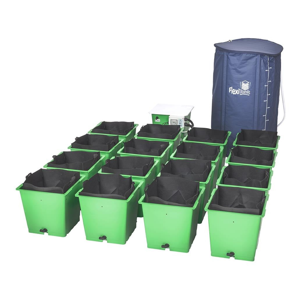 Green Man FD Flood and Drain System — 16 Pot / FlexiTank