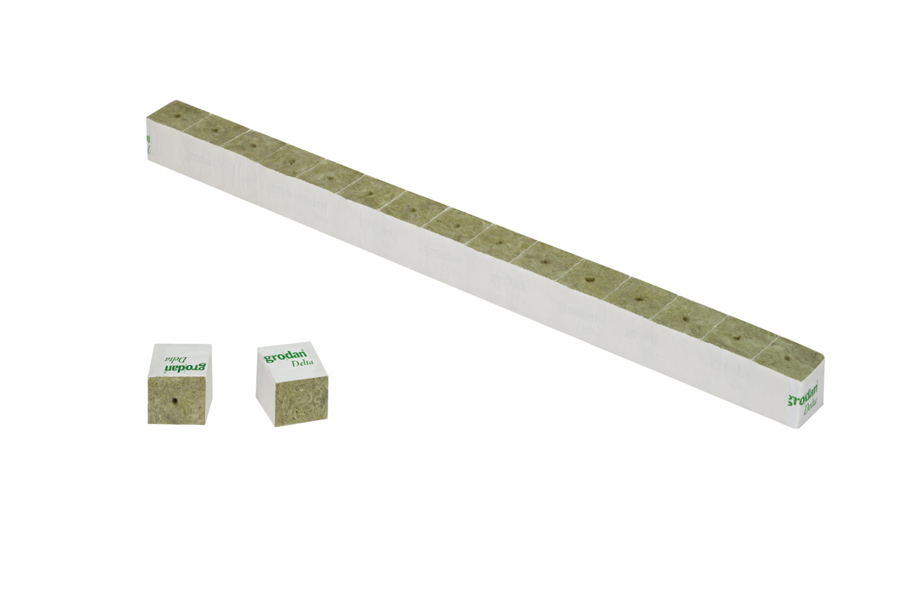 Grodan MM 40/40 Stone Wool Mini Blocks — Box of 2250