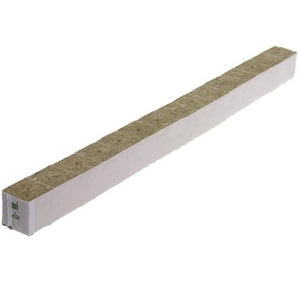 Grodan MM 40/40 Stone Wool Mini Blocks — strip of 15