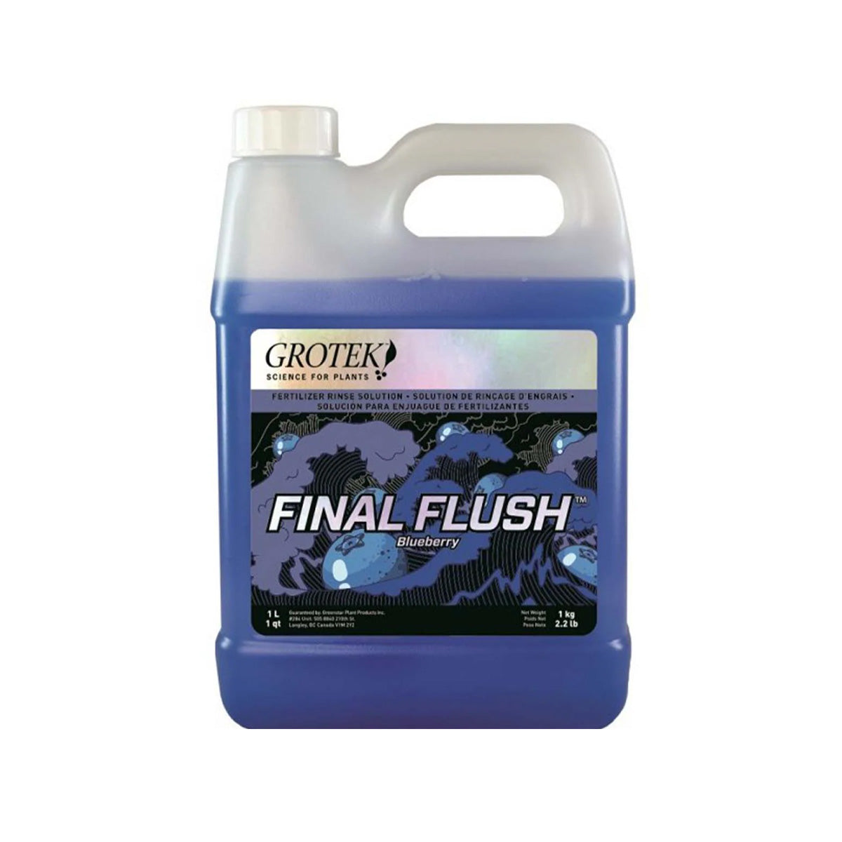 Grotek Final Flush for a Clean Pre-Harvest Finish