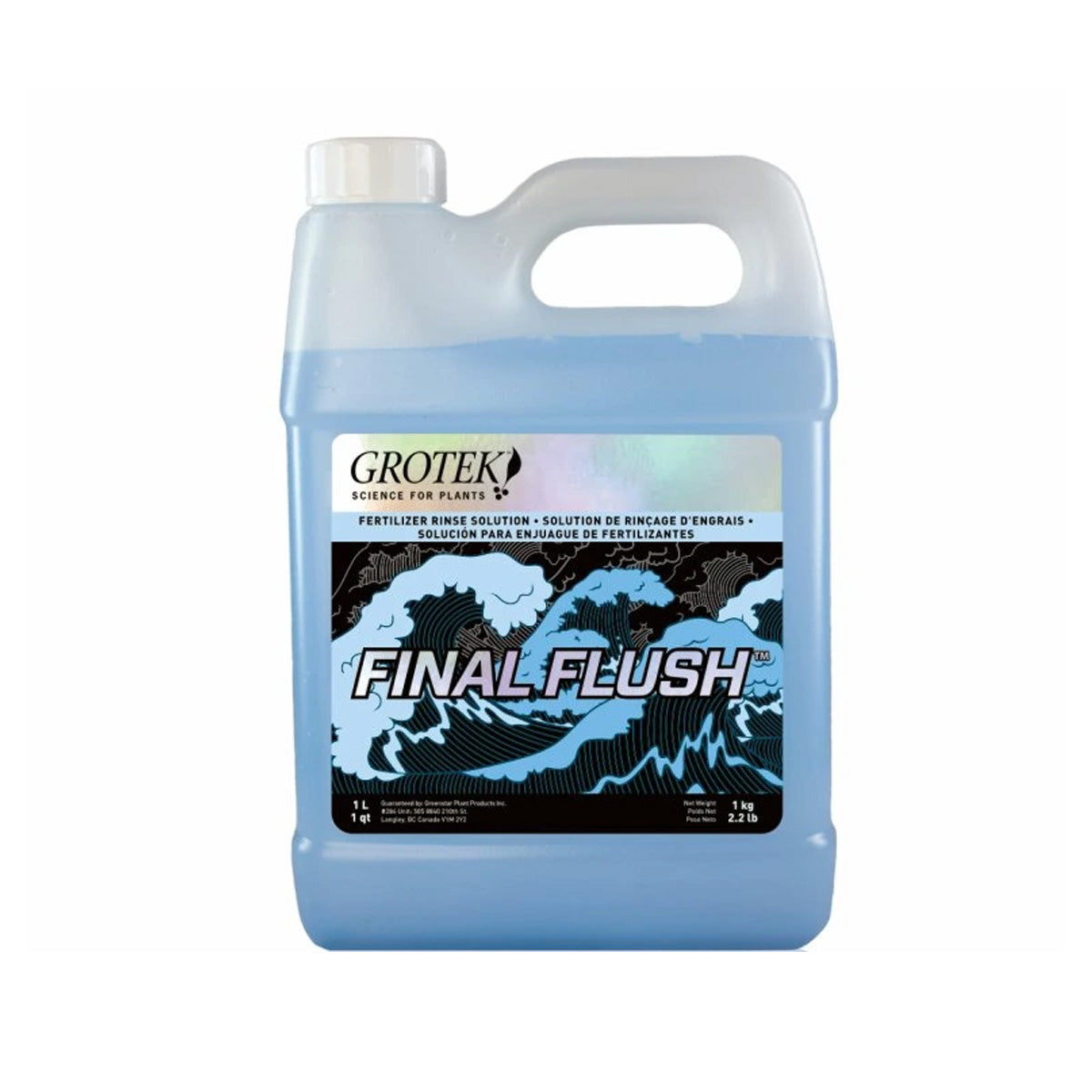 Grotek Final Flush for a Clean Pre-Harvest Finish